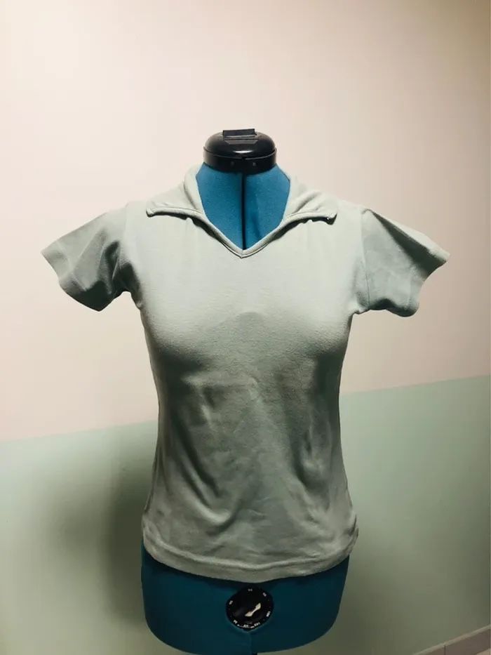 Polo femme vert taille 2 basic one - photo numéro 10