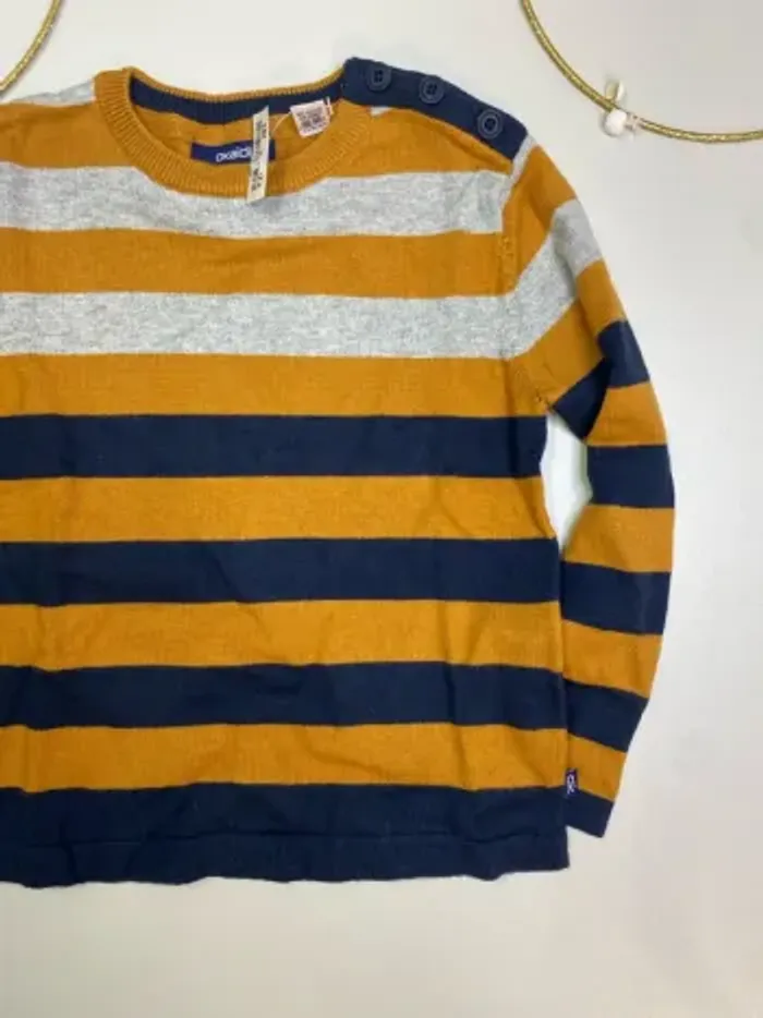 Pull garçon - maille - neuf - Okaïdi - Taille 4 ans - photo numéro 2