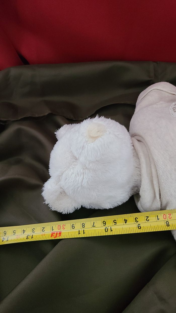 MOULIN ROTY  DOUDOU OURS BASILE ET LOLA BLANC ECRU PULL - photo numéro 5