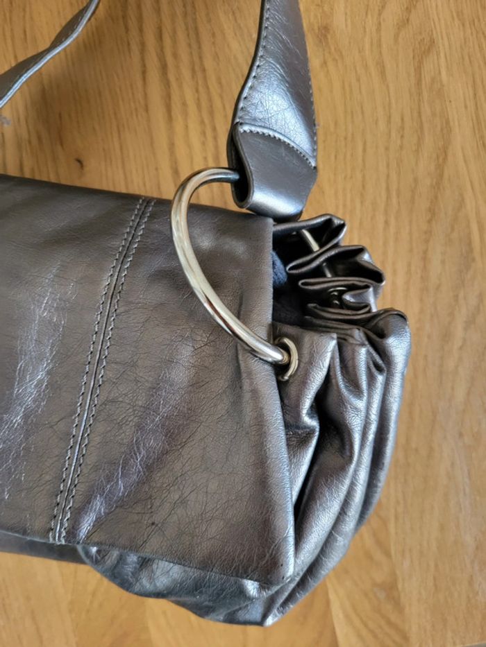 Sac à main Ravel – simili cuir bronze métallisé - photo numéro 3
