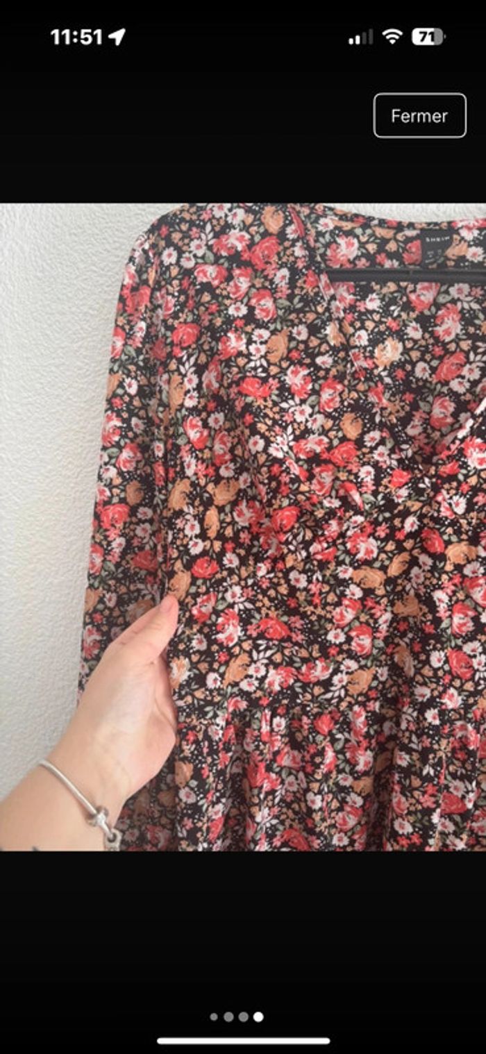 Robe fleurie Shein - photo numéro 4