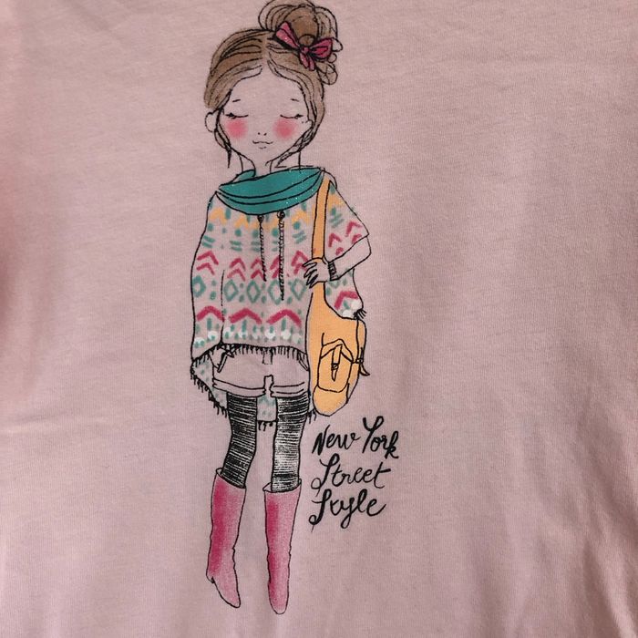 Teeshirt rose clair 8 ans Lisa Rose - photo numéro 5