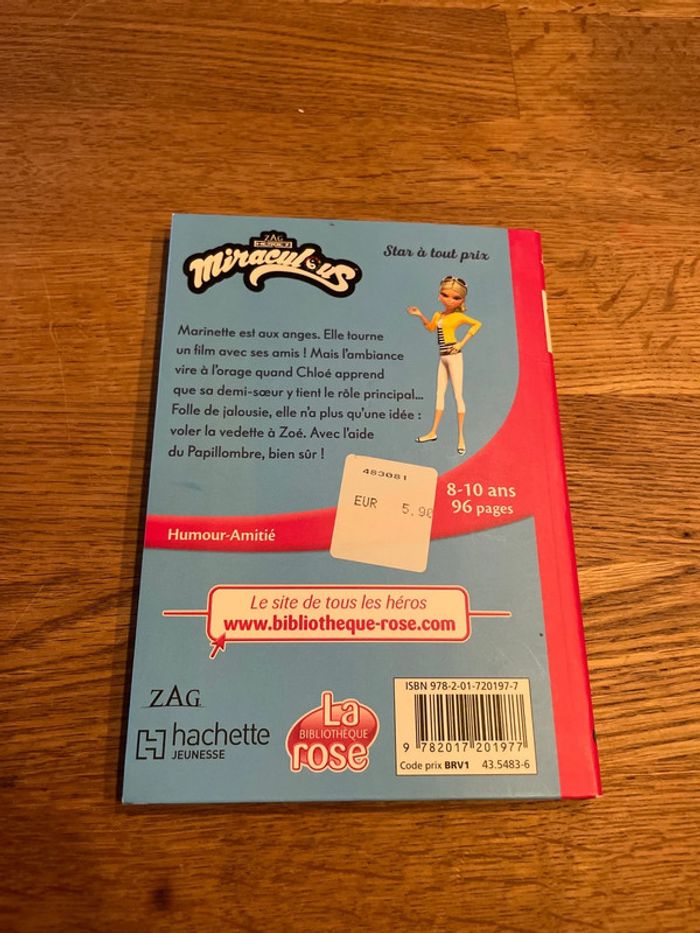 Livre La bibliothèque Rose Miraculous Star à tout prix Numéro 40 - photo numéro 3