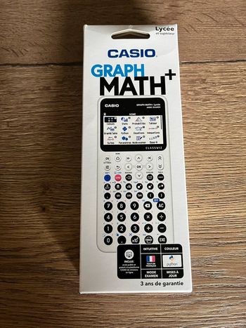 Calculatrice Casio Graph Math+ neuve