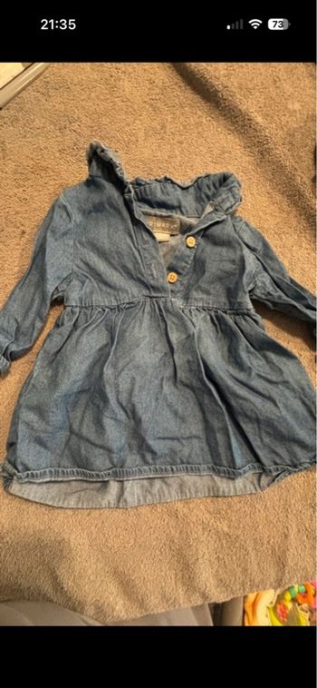 Robe jean souple 