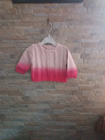 Pull brassière rose Brioche 3M