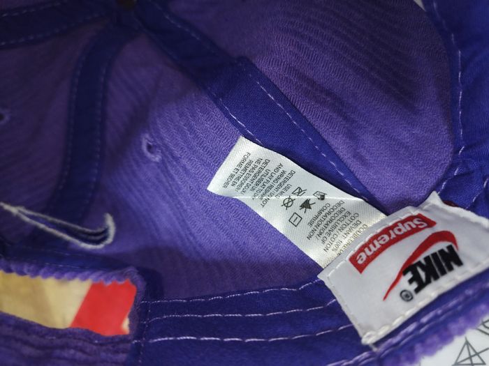 Supreme x Nike - Arc Corduroy 6-Panel - Violette - Neuve sous blister - photo numéro 7