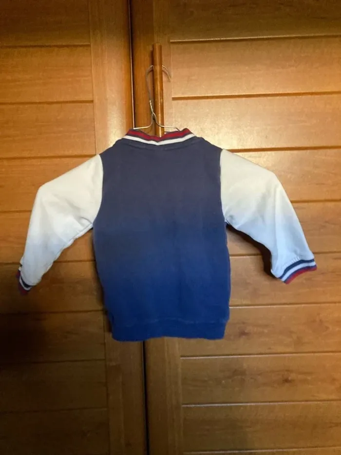 Gilet sweat zip 12 mois 1 an garçon orchestra - photo numéro 2