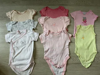 Lot de 8 bodys été 3 mois