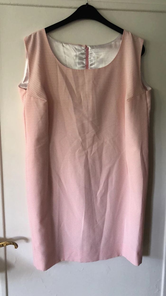 Robe vichy rose