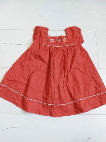 Robe rouge à pois Sergent Major Taille 9 mois