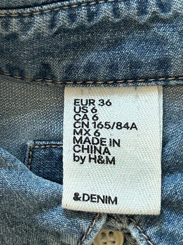 Chemise  en jeans femme - photo numéro 2