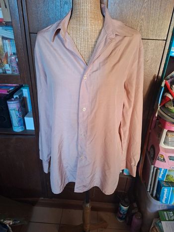 Chemise rose 42