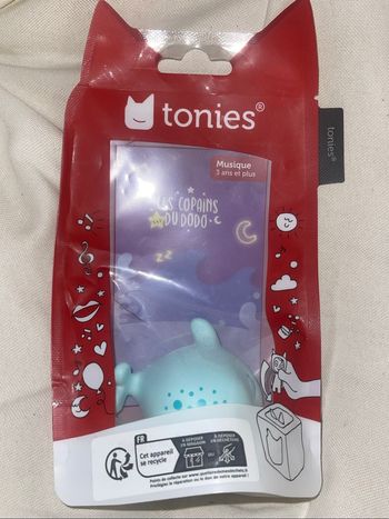 Figurine Tonies , les copains du dodo, doudou baleine