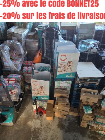 Pampers Couches et Lingettes  toutes tailles neufs et jamais ouverts à partir de 15€