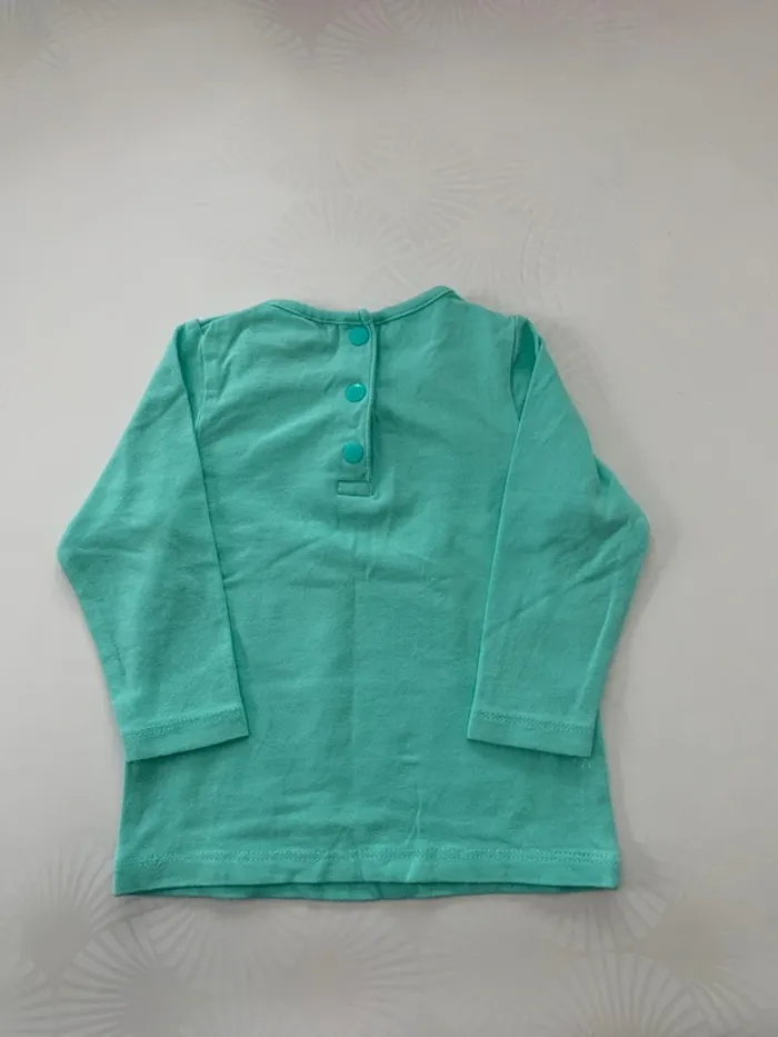 Lot fille de 3 t-shirts manches longues 6m - photo numéro 3