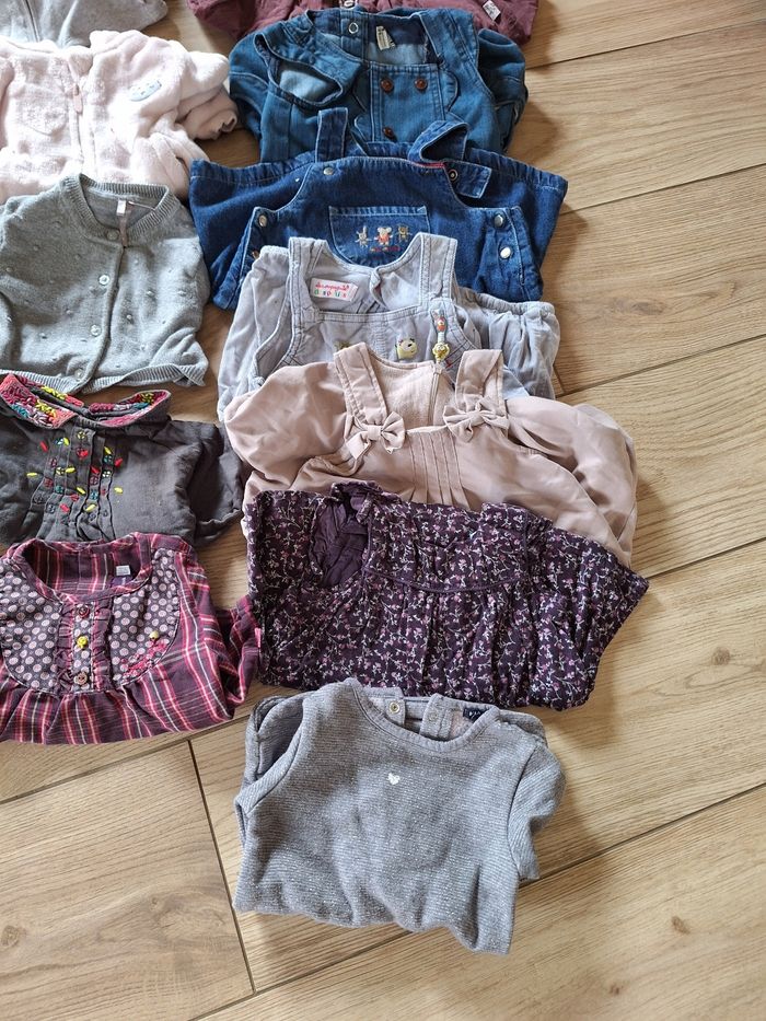Lot vêtements fille 9 mois automne hiver - photo numéro 5