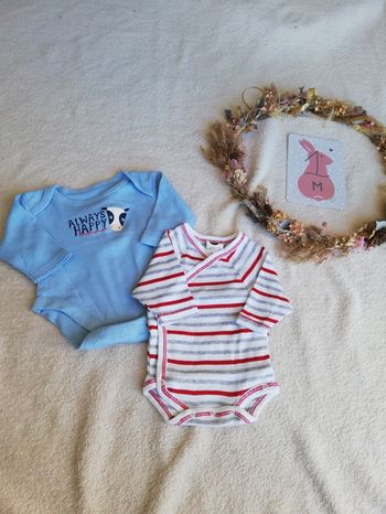 Lot de 2 bodies ML 1 mois