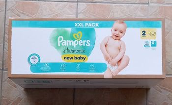 116 Couches Pampers Harmonie New Baby- Taille 2 - (XXL Pack)