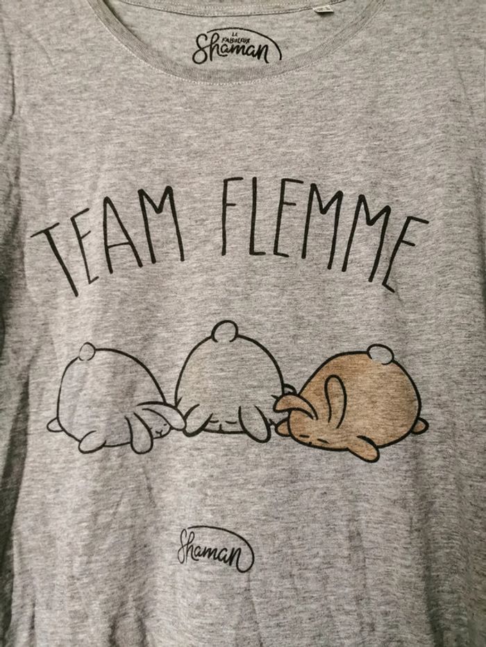 T-shirt Team flemme - photo numéro 2
