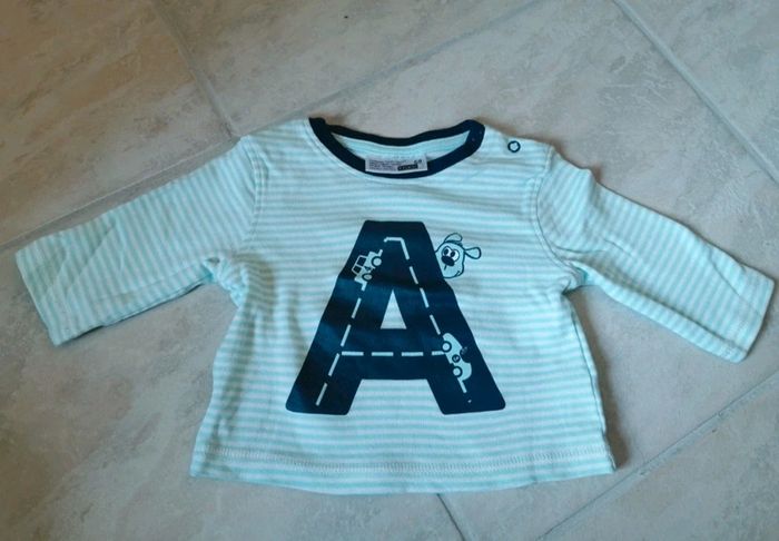 T-shirt à manches longues bébé garçon 4/6 mois neuf