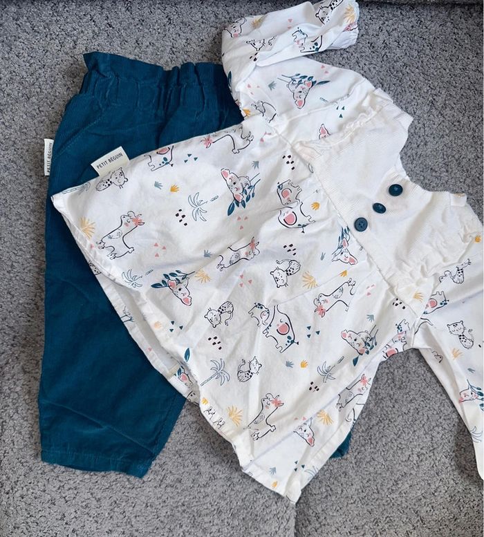 Ensemble petit béguin