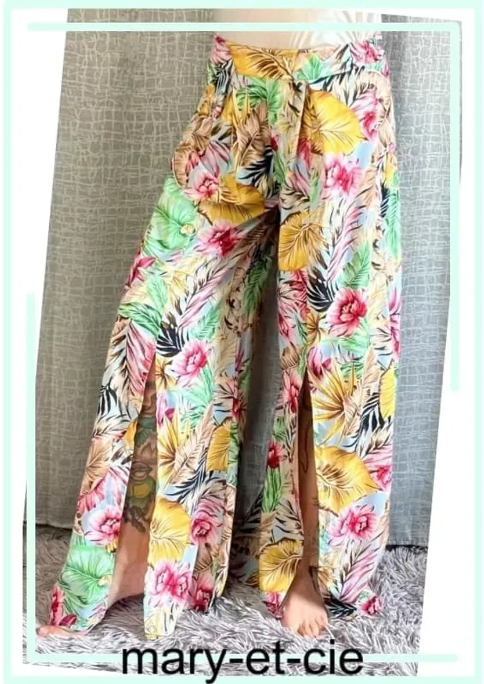 SOLDE - Pantalon fluide taille élastique taille S
