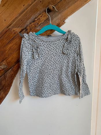 Tshirt ML à détail 3 ans / Kiabi