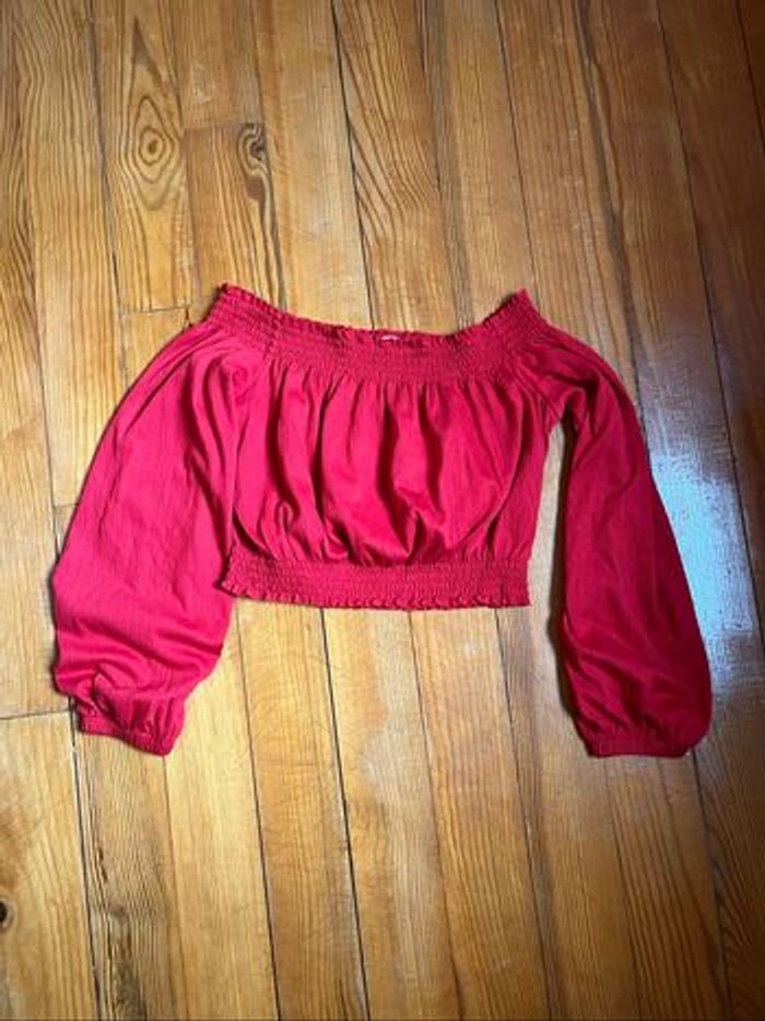 Crop top manches longues