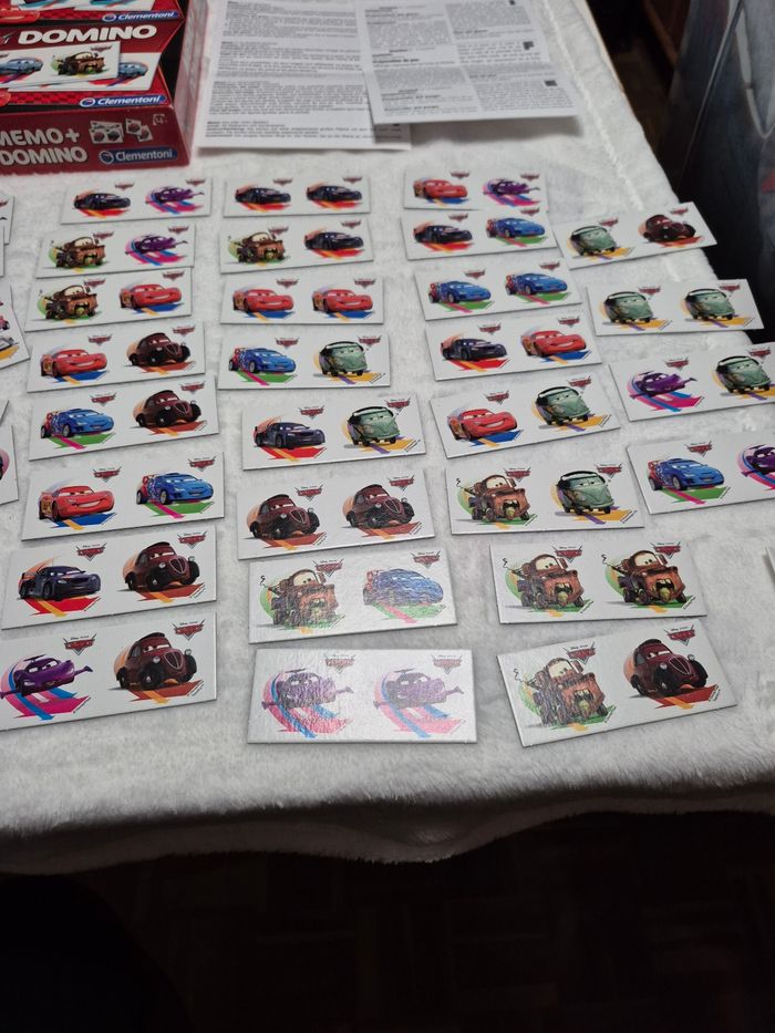 Boîte de jeux memo + domino Cars - photo numéro 8