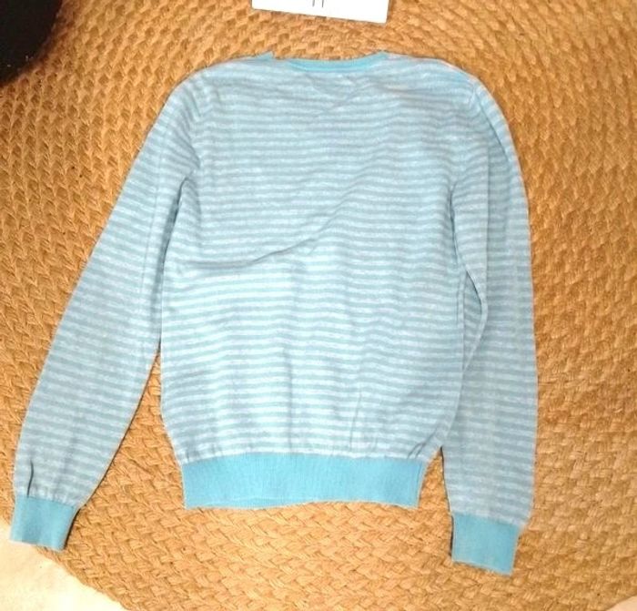 🧥 pull fin à rayures Célio taille M - 100% coton - photo numéro 6