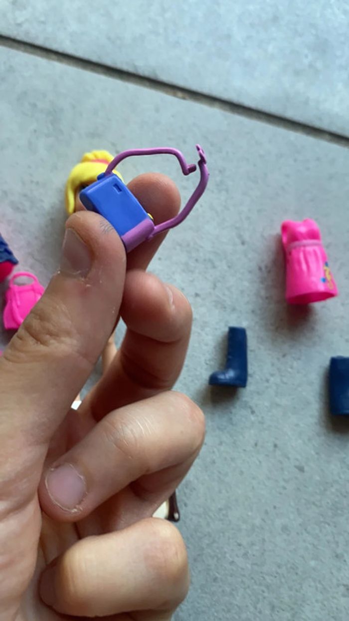 Lot poupée miniature vêtement chaussure animal de compagnie photo accessoires - photo numéro 14