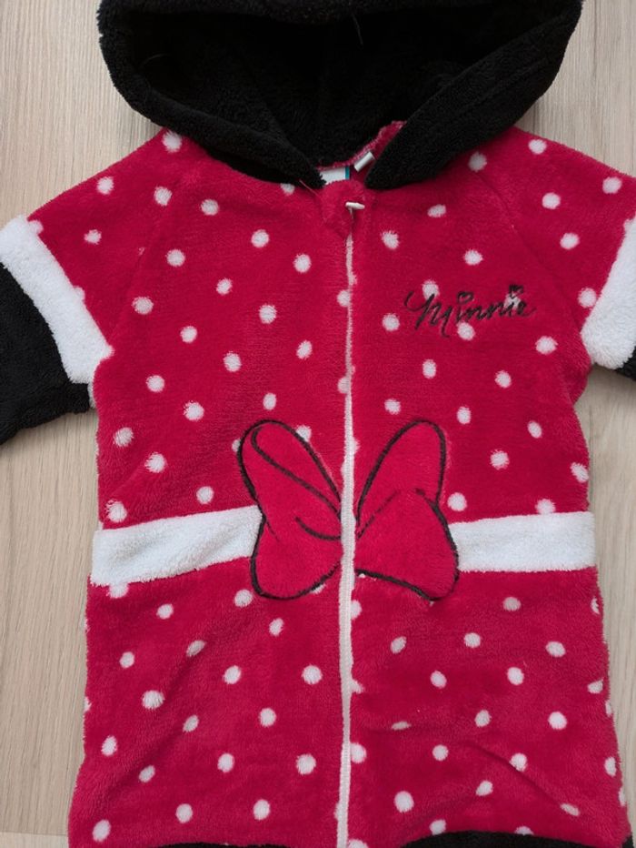 Combinaison sur pyjama Minnie fille 2 ans - photo numéro 3