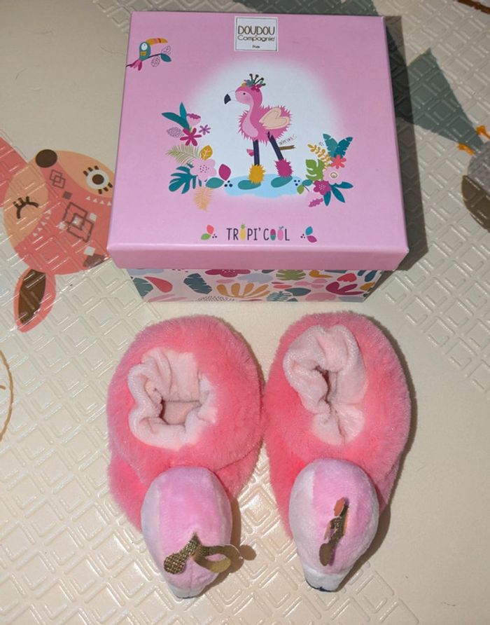 Chaussons flamand rose - photo numéro 2