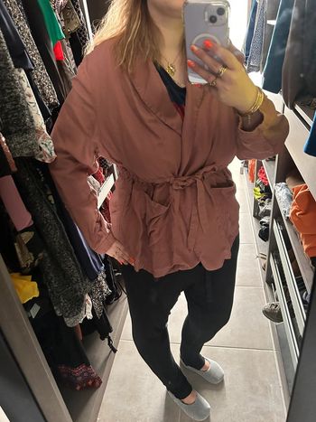 Veste en lin Camaïeu T46