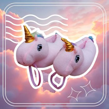 Chaussons licorne neufs en 36-37
