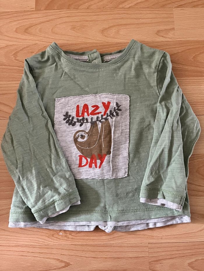 T-shirt ML garçon 12 mois