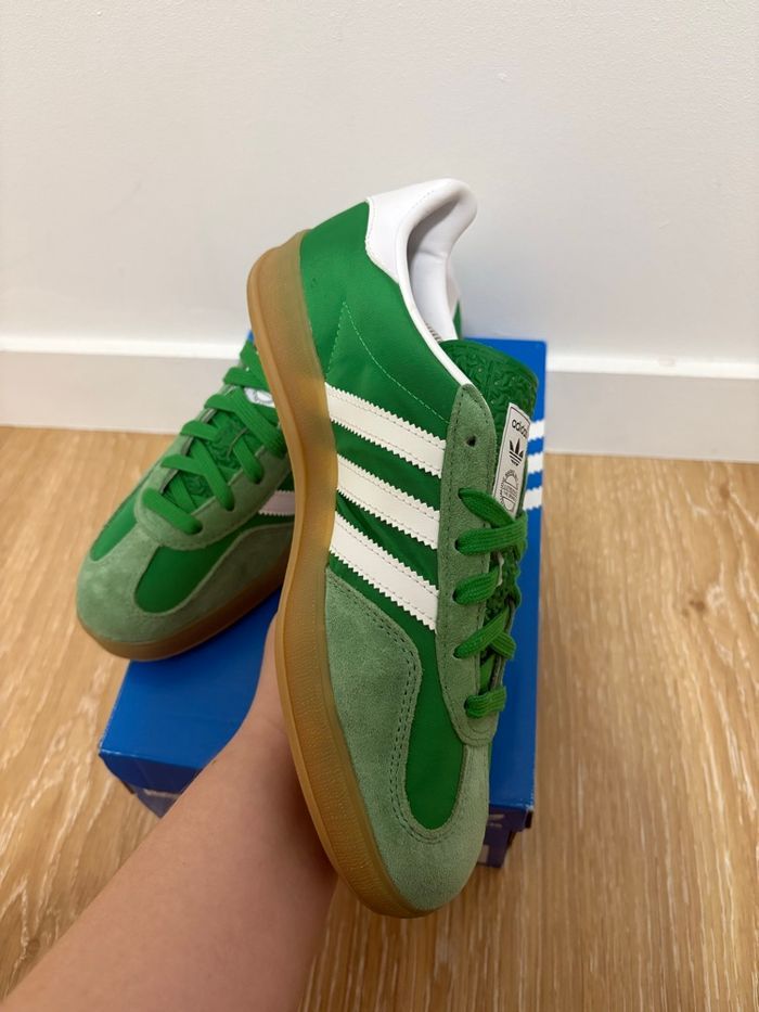 Adidas Gazelle Indoor Green / Ftw White / Haze Green – taille 39⅓, neuves - photo numéro 5