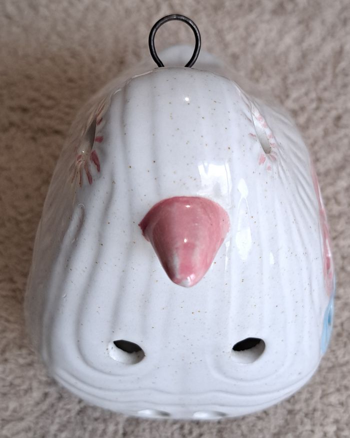 Ancien photophore en céramique - oiseau - photo numéro 4