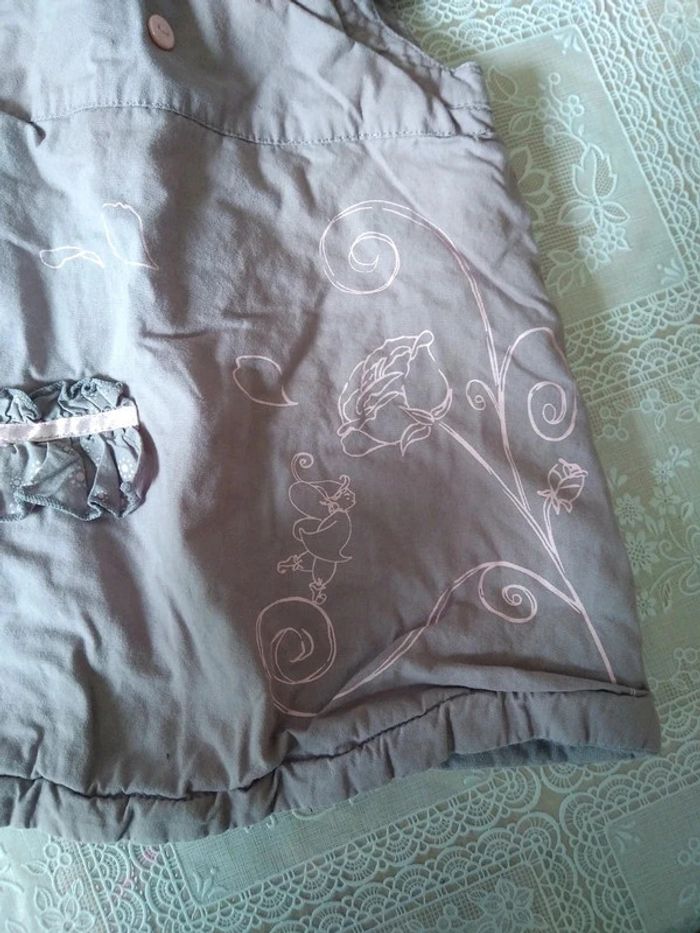 Robe doublée taupe 9 mois - photo numéro 7