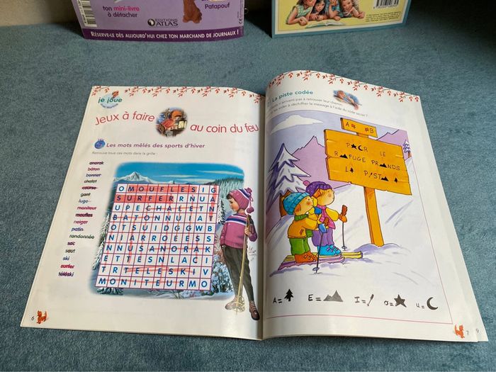 Lot de 4 livres fascicules Martine édition atlas et gommettes - photo numéro 14