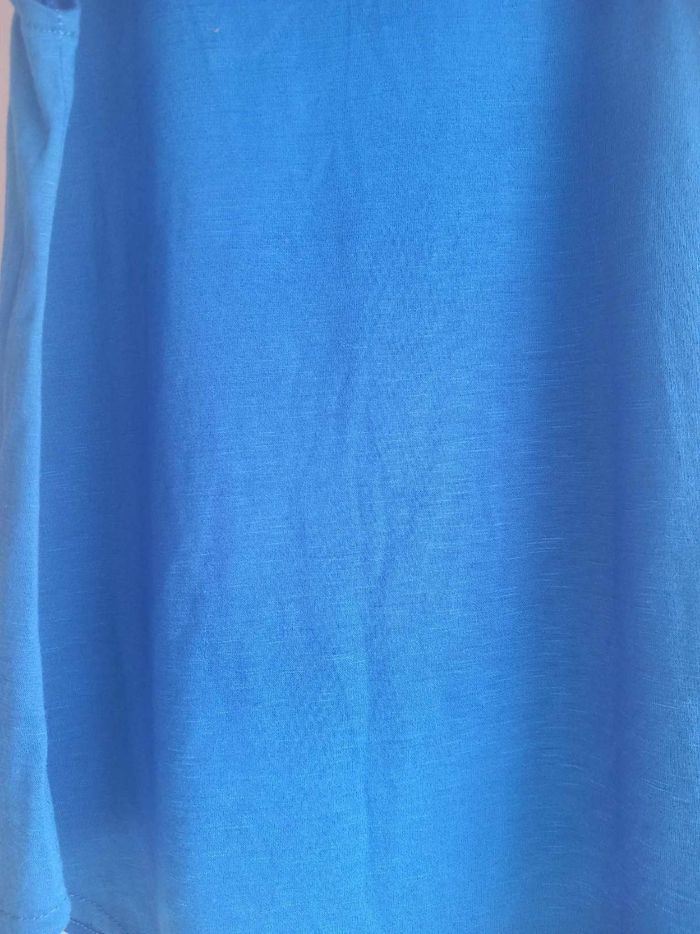 Chemisier sans manches bleu - photo numéro 7