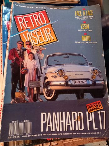 Livre Voiture Retro Viseur n°21 Mai 1990