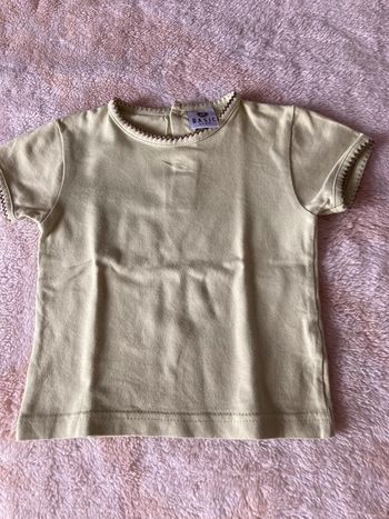 Tee shirt dpam 12 mois vert