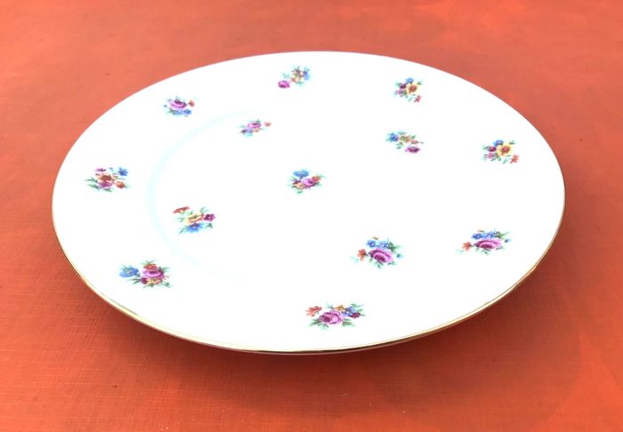 5 assiettes plates anciennes  Porcelaine P.N France - photo numéro 7