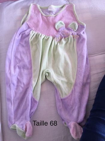 Grenouillère lilas Taille 68