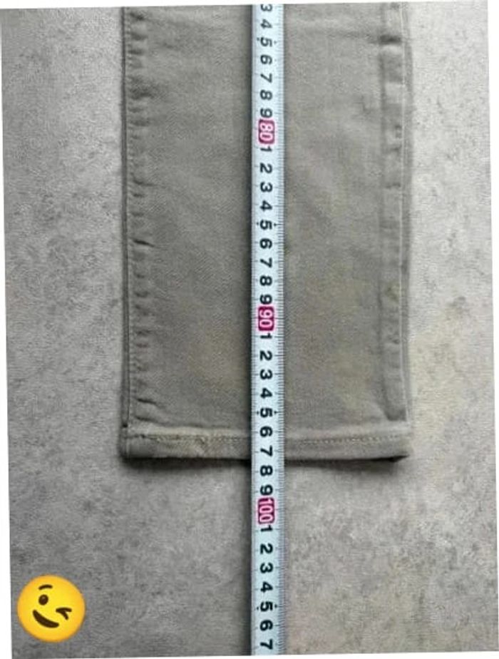 Jeans Levi's Classic Mid Rise Skinny W27 FR36 L30 coupe skinny gris Femme Women pan5 - photo numéro 4