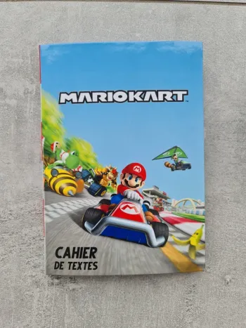 Cahier de texte mario kart