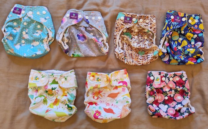 Lot de langes / couches lavables écologiques TE2 bébé Milovia Doodush XKKO