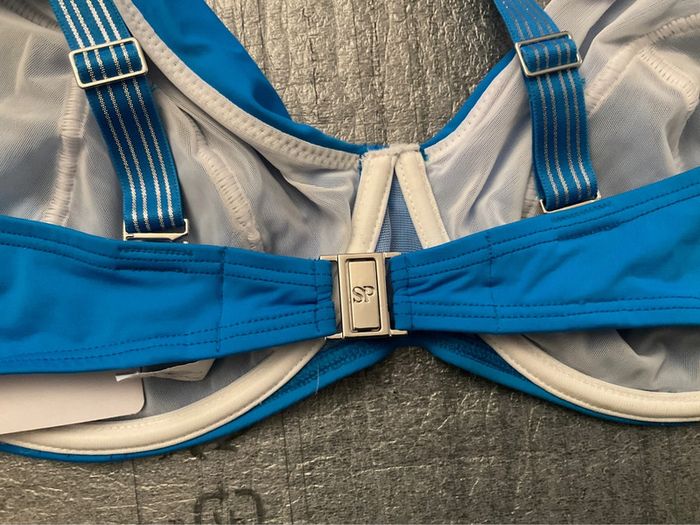 Haut maillot Simone Pérèle bleu neuf - photo numéro 4